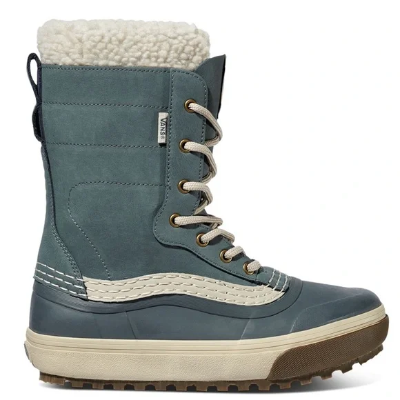 Vans Shearling-Lined Blue Boots - Picture 2 of 6